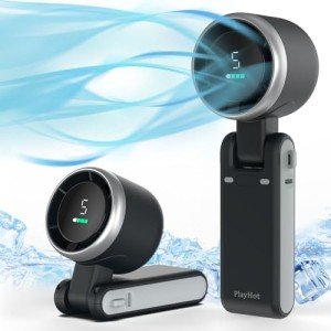 Portable Turbo Hand Fan - 12-Hour Battery Life
