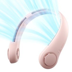 Hands-Free Bladeless Neck Fan - Pink