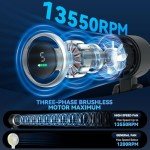 Portable Turbo Hand Fan - 12-Hour Battery Life