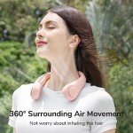 Hands-Free Bladeless Neck Fan - Pink