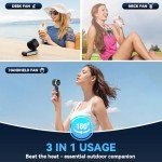 Portable Turbo Hand Fan - 12-Hour Battery Life