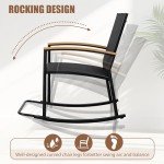 Outdoor Rocking Bistro Set for Small Spaces