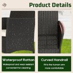 4-Piece Modern Outdoor Wicker Furniture Set
