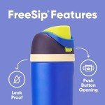 Owala Kids 16oz Insulated Stainless Steel Water Bottle