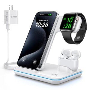 3-in-1 Wireless Charger for iPhone & Apple Devices
