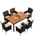 Flamaker 7-Piece Outdoor Patio Dining Set