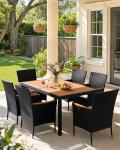 Flamaker 7-Piece Outdoor Patio Dining Set