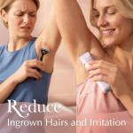 Painless Bikini Trimmer for Smooth Skin - Pink