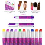 Vibrant Hair Chalk Kit for Creative Kids