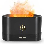 Portable Noiseless Essential Oil Diffuser - Black