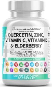 Immunity Boost: Quercetin, Zinc, Vitamin C & D