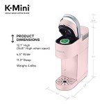 Keurig K-Mini Coffee Maker in Dusty Rose
