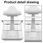 Mushroom Design Rain Humidifier with Soothing Sounds