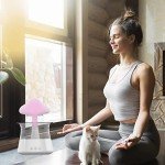 Mushroom Design Rain Humidifier with Soothing Sounds