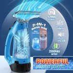 Cordless 3-in-1 Window Vacuum Cleaner - Blue