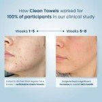 Clean Skin Club XL Biobased Disposable Face Towels