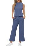 SAMPEEL Women's Trendy Summer Two-Piece Outfit Set