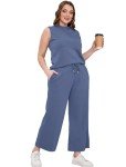 SAMPEEL Women's Trendy Summer Two-Piece Outfit Set
