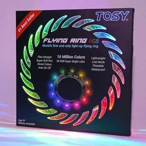 Colorful LED Flying Ring - Fun for Kids