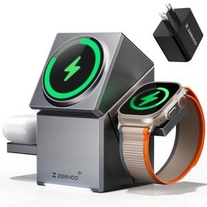 ZEEHOO 3-in-1 Wireless Charger for Apple Devices