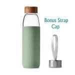 Veegoal 25 Oz BPA-Free Glass Water Bottle