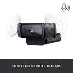Logitech C920S Full HD Webcam with Stereo Audio