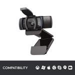 Logitech C920S Full HD Webcam with Stereo Audio