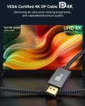iVANKY 6.6ft VESA DisplayPort Cable - 4K/2K