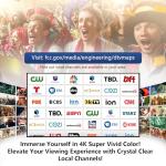 Indoor TV Antenna with Strong Magnetic Base