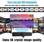 360° Digital Indoor TV Antenna with Signal Booster