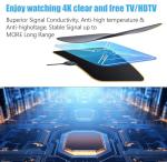 360° Digital Indoor TV Antenna with Signal Booster