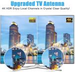 360° Digital Indoor TV Antenna with Signal Booster