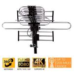 Outdoor Digital Amplified HDTV Antenna - 200 Mile Range
