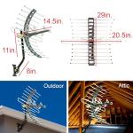 GE Outdoor Long Range HD TV Antenna with J Mount