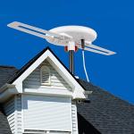 360° Amplified HDTV Antenna for Indoor/Outdoor Use