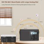 DreamSky Portable AM FM Shortwave Radio
