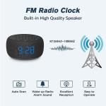 Bluetooth Speaker Alarm Clock with FM Radio