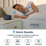 Bluetooth Speaker Alarm Clock with FM Radio