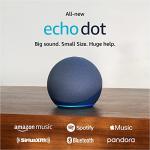 Echo Dot with Alexa - Vibrant Speaker in Deep Sea Blue