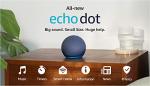 Echo Dot with Alexa - Vibrant Speaker in Deep Sea Blue