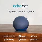Echo Dot with Alexa - Vibrant Speaker in Deep Sea Blue