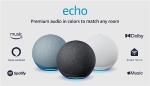 Amazon Echo - Premium Sound Alexa Speaker, Charcoal
