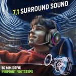 Wireless Gaming Headset with 7.1 Surround Sound