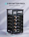 ECO-WORTHY 3U Server Rack with Wheels for Batteries