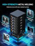 ECO-WORTHY 3U Server Rack with Wheels for Batteries