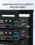 ECO-WORTHY 3U Server Rack with Wheels for Batteries