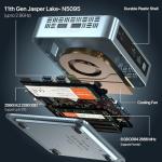 PELADN Mini PC N5095, 8GB RAM, 256GB SSD