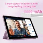 10-Inch Android 15 Tablet with Keyboard and Mouse