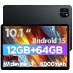 10.1" Android Tablet with 12GB RAM & Dual Speakers