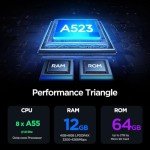 10.1" Android Tablet with 12GB RAM & Dual Speakers